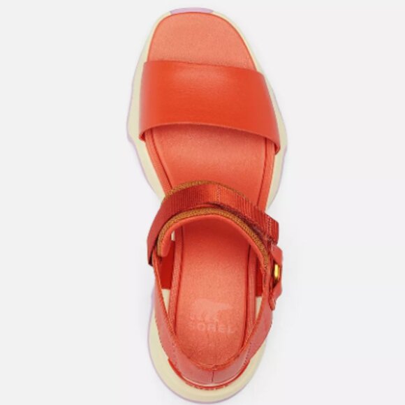 KINETIC Impact Y-Strap High Women's Wedge Sandal Color Tuscan, Aura - Picture 3 of 4